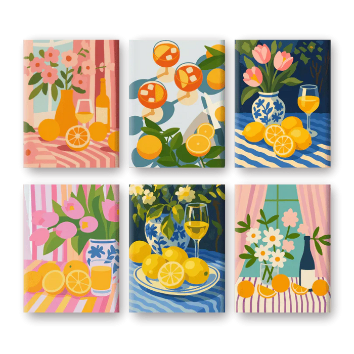 Mini paint by numbers