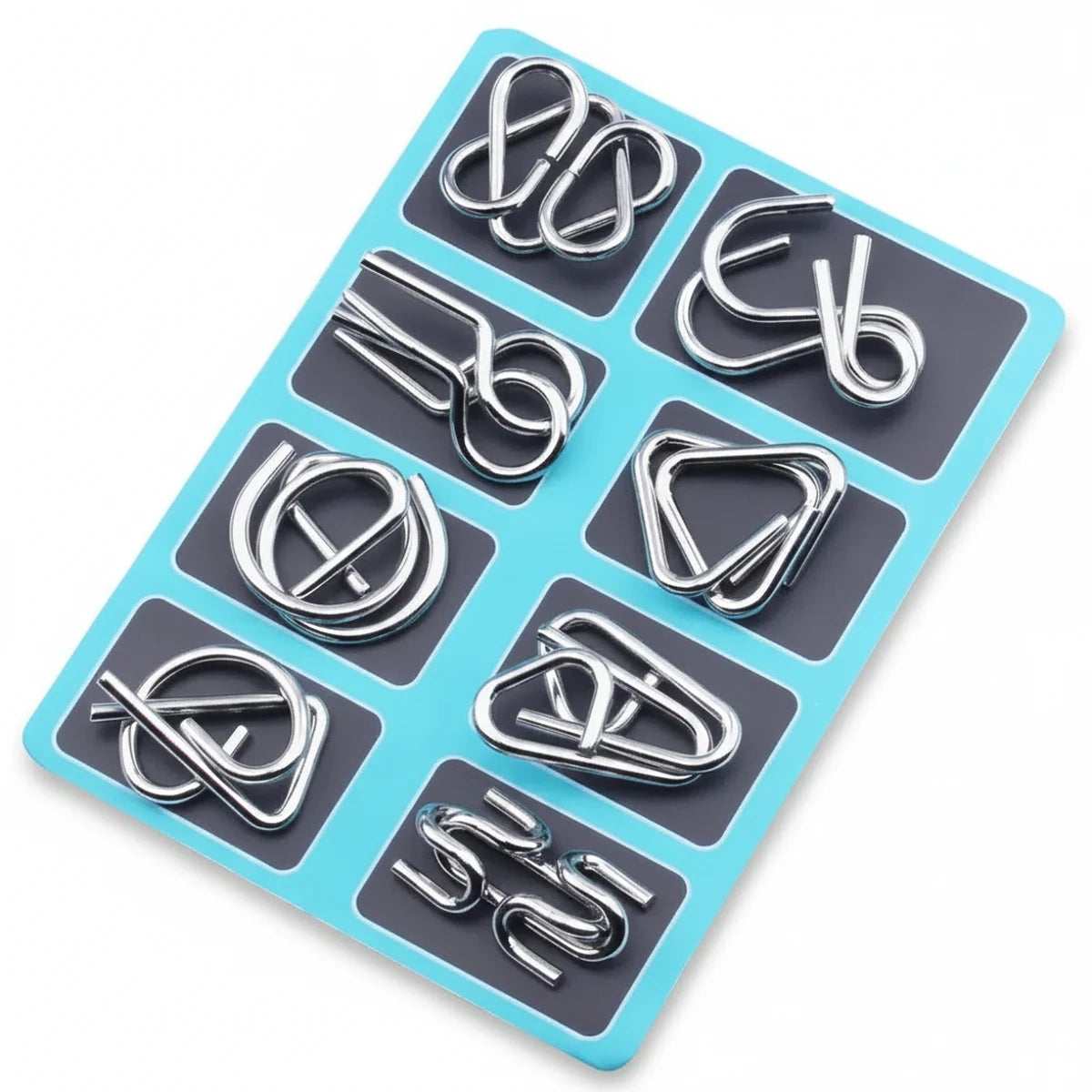 Casse-tête chinois — set de 8 (métal)