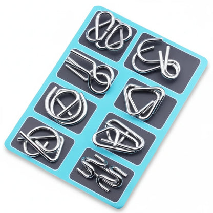 Casse-tête chinois — set de 8 (métal)