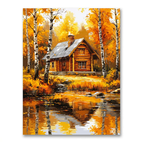 Chalet en automne