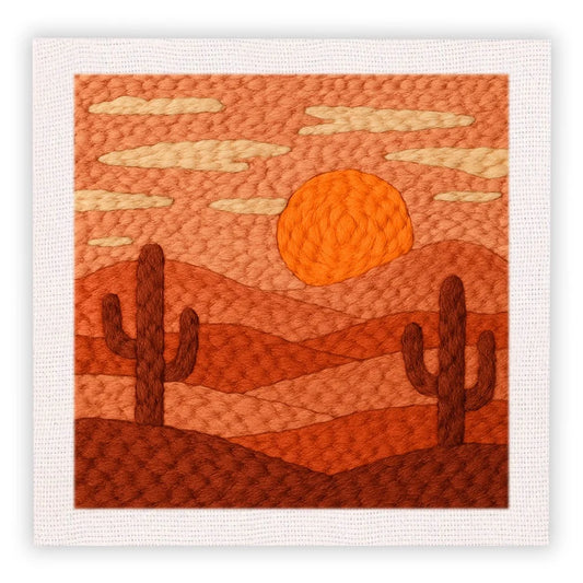 Désert au crépuscule