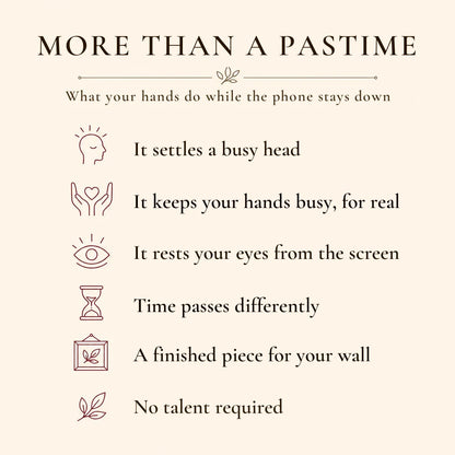 More than a pastime — what your hands do while the phone stays down