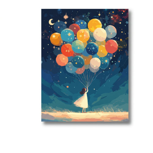 La fille aux ballons