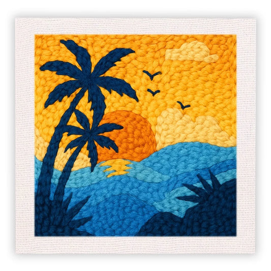 Plage aux palmiers