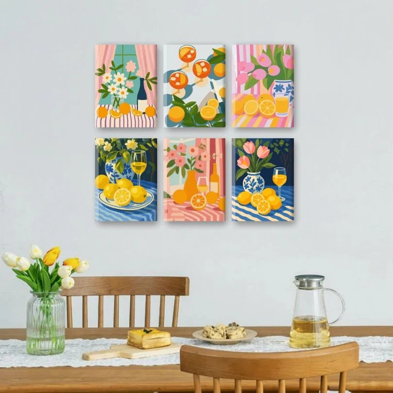 Summer Table set on a wall