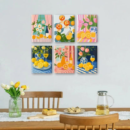 Summer Table set on a wall